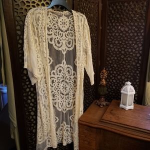 Lace Medallion Duster